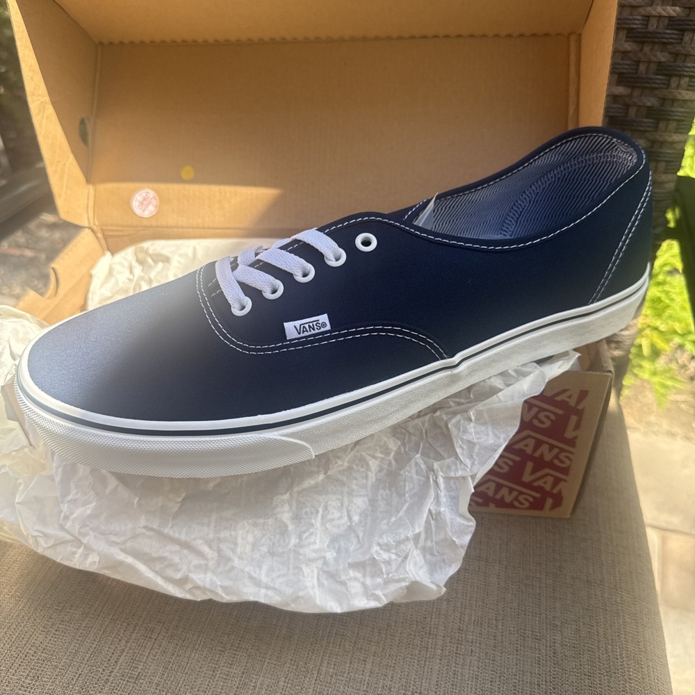 Vans Authentic Dress Blue True White Men's Size 15 US VN000EE332D Navy Sneakers